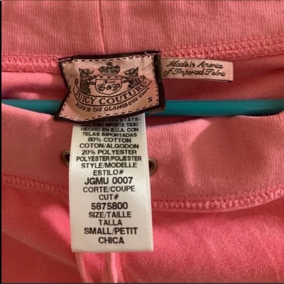 ISO Juicy Couture Velour Pink Tracksuit - Picture 3 of 5